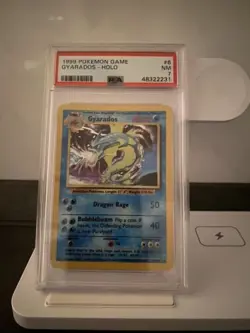Pokemon - 1999 English Base Set - Gyarados (Garados) Holo - PSA 7 - WOTC - Image 1