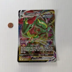Rayquaza VMAX 2021 Pokemon Evolving Skies Promo 111/203 JUMBO - Image 1