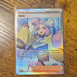 The Pokemon Company Pokemon TCG Iono 124 SV Promo FA Holo EN Trainer - Image 1