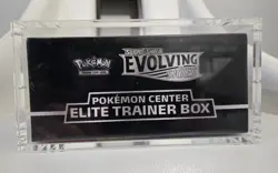 Brand New Factory Sealed Pokemon Center Evolving Skies ETB Encased *Small Tears* - Image 3