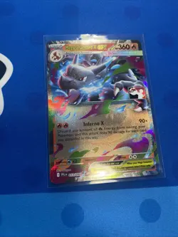 013/094 Mega Charizard X ex Prize Pack Series 9 Pokemon TCG League Play Stamped - Image 1