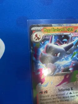 013/094 Mega Charizard X ex Prize Pack Series 9 Pokemon TCG League Play Stamped - Image 2