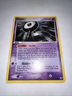 Pokemon TCG Unseen Forces 2005 Holo Rare Unown (L)/28 LP VINTAGE GEM - Image 3