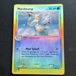 Pokemon TCG Marshtomp Uncommon Reverse Holo 36/97 EX Dragon Mint - Image 1
