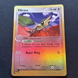 Pokemon TCG Vibrava EX Dragon 46/97 Reverse Holo Vintage NM fast shipping - Image 2