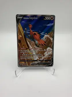 Galarian Zapdos V 174/198 Full Art Holo Ultra Rare Chilling Reign Eng 2021 - Image 1