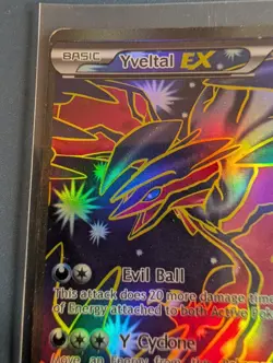 Pokemon Yveltal EX Full Art 144/146 XY Base Set Ultra Rare Holo - - Image 1