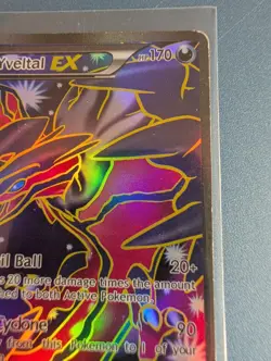 Pokemon Yveltal EX Full Art 144/146 XY Base Set Ultra Rare Holo - - Image 3