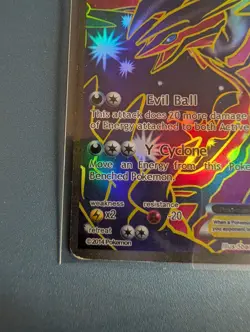 Pokemon Yveltal EX Full Art 144/146 XY Base Set Ultra Rare Holo - - Image 5
