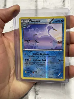 Pokemon Swanna 36/108 Rare Reverse Holo - Dark Explorers Pokemon NM Near Mint - Image 1