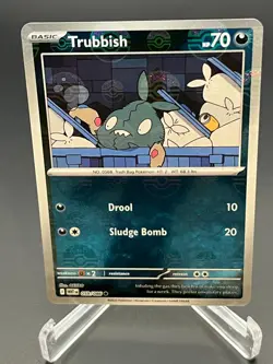 Pokemon Trubbish (Poke Ball Pattern) 059/086 White Flare Common NM - Image 1