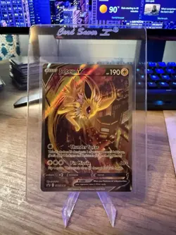 Pokemon TCG Jolteon V SWSH183 Alt Art Black Star Promo - Image 1