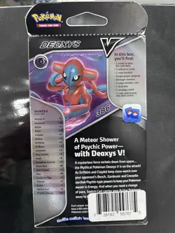 Pokemon TCG Deoxys V Battle Deck Sealed - Image 2