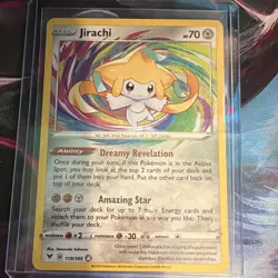 The Pokemon Company 2020 Jirachi 119/185 Amazing Rare Holo 70 HP Basic EN - Image 1