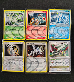 Pokemon TCG Arceus Lot x6 Holo 2009 AR1-AR5 + Arceus LV.X - Image 1