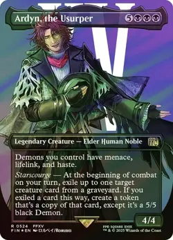 Ardyn, the Usurper Surge Foil Showcase Final Fantasy MTG NM - Image 1