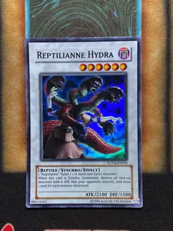 Yugioh Reptilianne Hydra SOVR-EN042 Super Rare MP - Image 1
