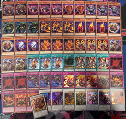 YUGIOH - RED DRAGON ARCHFIEND DECK - HYPERNOVA, SCARLIGHT, HOT KING CALAMITY ~ - Image 1