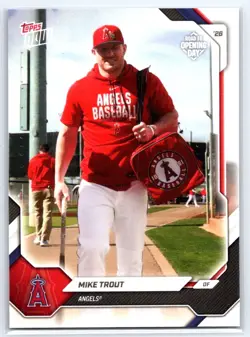 Mike Trout- 2026 Topps Now Road to Opening Day (Los Angeles Angels) #OD-111 - Image 1