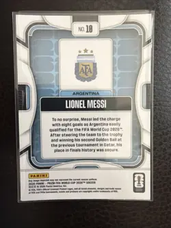 LIONEL MESSI 2026 Panini Prizm FIFA World Cup Argentina #10 - Image 2
