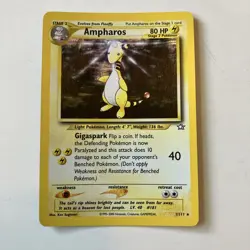 Ampharos 1/111 Unlimited Neo Genesis Holo Rare Pokemon TCG Card - Image 1