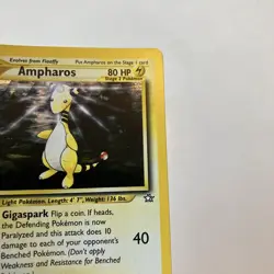 Ampharos 1/111 Unlimited Neo Genesis Holo Rare Pokemon TCG Card - Image 4