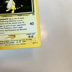 Ampharos 1/111 Unlimited Neo Genesis Holo Rare Pokemon TCG Card - Image 5