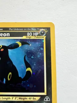 Pokemon TCG Umbreon Neo Discovery Holo Rare Card 13/75 LP - Image 5