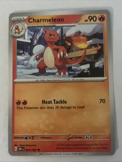 Charmeleon 027/197 - Obsidian Flames - Non-holo Pokemon Card - Near Mint (NM) - Image 1
