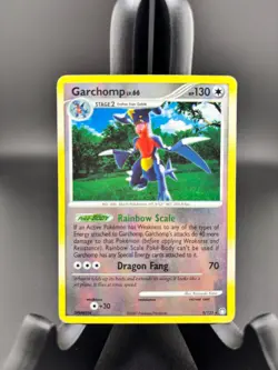 Garchomp 9/123 Reverse Holo - Mysterious Treasures - Pokemon TCG Card - Image 1