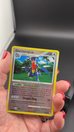 Garchomp 9/123 Reverse Holo - Mysterious Treasures - Pokemon TCG Card - Image 2