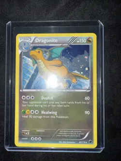 Pokemon TCG Plasma Freeze - Dragonite #83/116 - Rare Cosmos Holo Card - Image 1