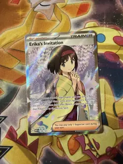Erika's Invitation - 196/165 - Ultra Rare Full Art - S&V 151 - Pokemon Card NM - Image 1