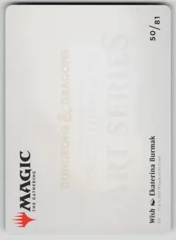 Wish Art Card (Gold-Stamped Signature) Normal S Art Series: AFR 50 NM - Image 2