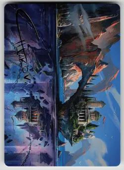Copy Land Art Card (Gold-Stamped Signature) Modern Horizons 3 29 NM - Image 1