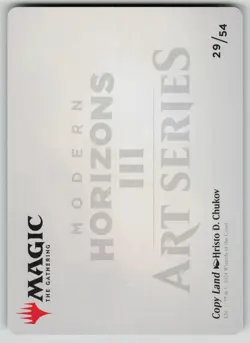 Copy Land Art Card (Gold-Stamped Signature) Modern Horizons 3 29 NM - Image 2