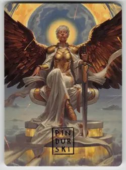Herald of Eternal Dawn Art Card (/54) (Gold-Stamped Signature) Foundations 27 NM - Image 1