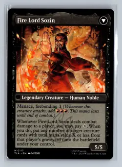 The Rise of Sozin 117 Mythic Avatar: The Last Airbender Magic: The Gathering NM - Image 2