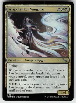 Wispdrinker Vampire 243 Murders at Karlov Manor Magic: The Gathering Foil NM - Image 1