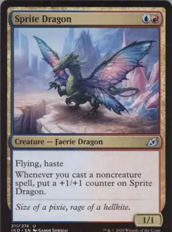 Sprite Dragon 211 Uncommon Ikoria: Lair of Behemoths Lightly Played - Image 1