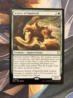 Scurry Of Squirrels MTG Bloomburrow Commander Magic The Gathering - Image 1