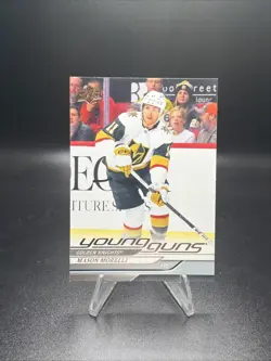 2024-25 Upper Deck Series 1 Mason Morelli Young Guns #205 Las Vegas Knights RC - Image 1