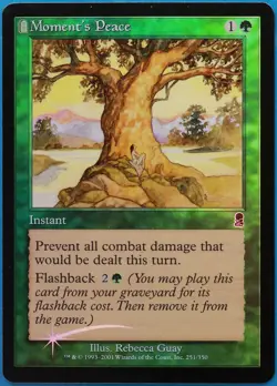 Moment's Peace FOIL Odyssey PLD Green Common MAGIC CARD (ID# 511333) ABUGames - Image 1