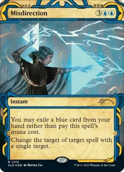 MTG English Misdirection (Halo Foil) NM Foil Secret Lair - Image 1