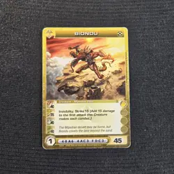 Chaotic TCG 1st Edition Biondu Common Card 73/232 - Image 1