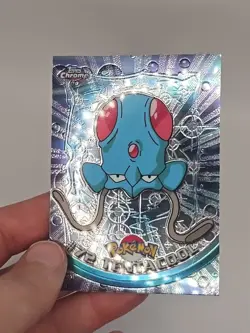 Pokemon Card - 2000 Topps Chrome Series 1 Tentacool #72 Holo Foil LP - Image 3