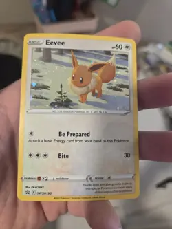 Eevee SWSH190 SWSH: Sword & Shield Promo Cards Holo - Image 1