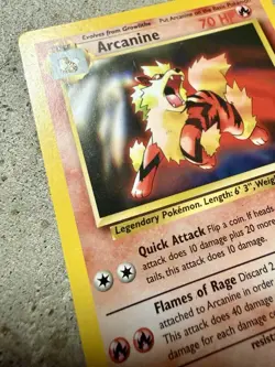 Pokemon Arcanine Black Star Promo #6 WOTC 2000 Non-Holo Pokemon League Card - Image 4