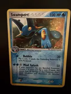 Swampert 5/17 POP Series 1 2004 Holo Rare Pokemon Card TCG - Image 1