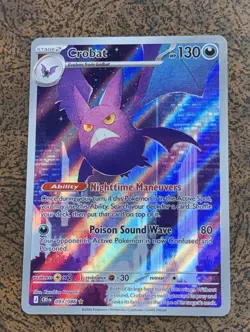 Crobat 093/086 Chaos Rising Illustration Rare Holo Pokemon Card - Image 1